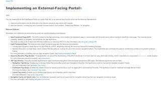 
                            1. Implementing an External-Facing Portal - SAP Help Portal