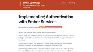 
                            4. Implementing Authentication with Ember Services - Ember ...