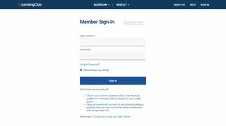 
                            1. Important Disclosures - Sign In | LendingClub