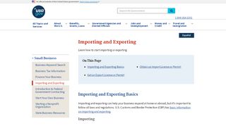 
                            5. Importing and Exporting | USAGov