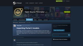 
                            3. Importing Portal 2 models. :: Open Source Filmmaker