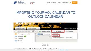 
                            9. Importing Your AOL Calendar to Outlook Calendar