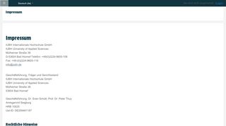 
                            3. Impressum - mycampus.iubh.de