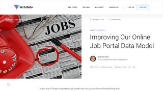 
                            7. Improving Our Online Job Portal Data Model - Vertabelo