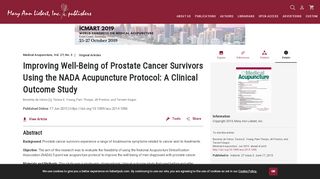 
                            9. Improving Well-Being of Prostate Cancer Survivors Using the ...