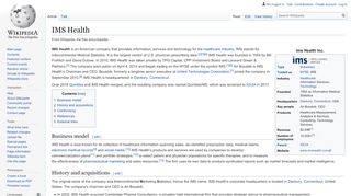 
                            9. IMS Health - Wikipedia