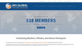 
                            2. IMS Members and Affiliates | IMS Global Learning Consortium