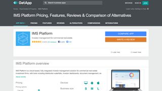 
                            5. IMS Platform Pricing, Features, Reviews & Comparison of Alternatives ...