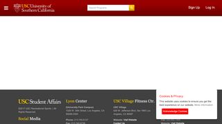 
                            5. IMs/Club Sports & Group Fitness - USC Rec Sports Web Portal