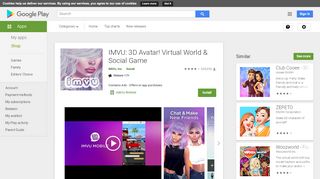 
                            7. IMVU: 3D Avatar! Virtual World & Social Game - Apps on ...