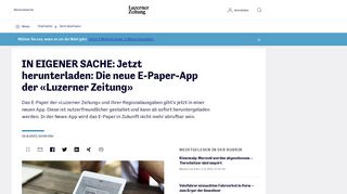 
                            2. IN EIGENER SACHE: Jetzt herunterladen: Die neue E-Paper ...