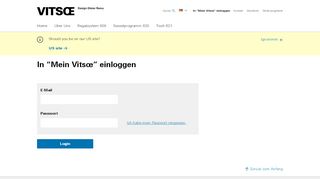 
                            6. In “Mein Vitsœ” einloggen | Vitsœ