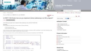 
                            2. In STEP 7 (TIA Portal), how can you implement indirect addressing in ...