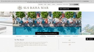 
                            3. In The Know | SLS Baha Mar