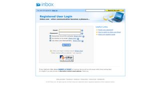 
                            5. Inbox.com - Login