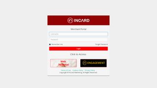 
                            6. INCARD - Merchant ( Login )