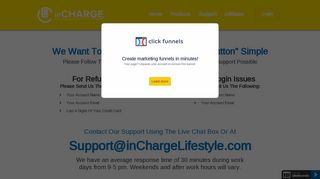 
                            5. inCharge Lifestyle | Support