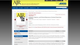 
                            2. Incidence, Patterns, and Clinical Relevance of Variant Portal Vein ...