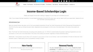 
                            4. Income-based scholarship login | Step Up For Students