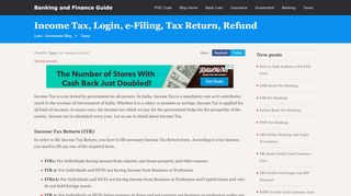 
                            7. Income Tax, Login, e-Filing, Tax Return, Refund