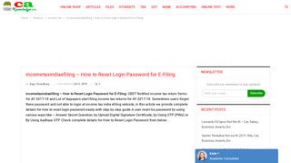 
                            8. incometaxindiaefiling – How to Reset Login Password for E ...