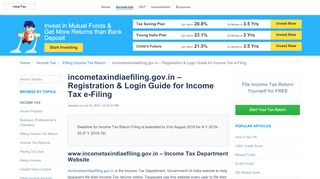 
                            4. incometaxindiaefiling.gov.in - Login & e-File on Income Tax ...