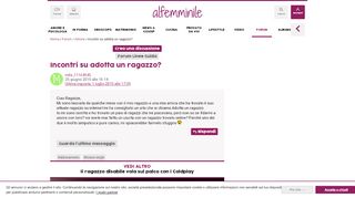 
                            9. Incontri su adotta un ragazzo? - alfemminile.com