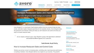 
                            4. Increase Restaurant Sales And Control Costs - Avero Slingshot