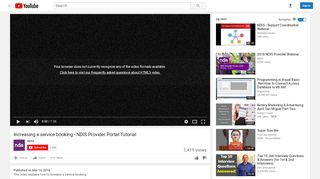 
                            5. Increasing a service booking - NDIS Provider Portal Tutorial - YouTube