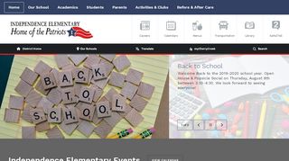 
                            4. Independence Elementary School / Homepage - Cherry Creek School ...