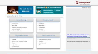 
                            4. India Law Legal Database - Manupatra