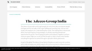 
                            5. India - The Adecco Group