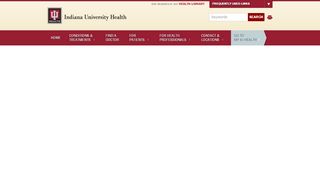 
                            4. Indiana University Health - iuhealth.net