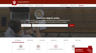 
                            6. Indiana University Online Degree Programs