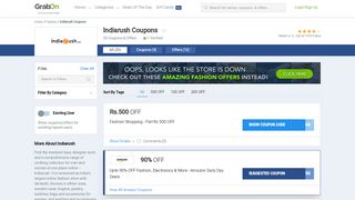 
                            9. Indiarush Coupons,Offers - GrabOn