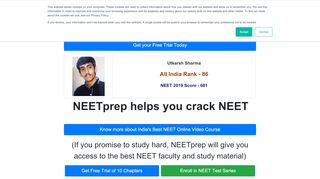 
                            5. India’s best online NEET Coaching | NEET 2019 - Top score ...