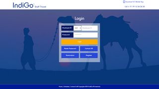 
                            1. IndiGo - ..::Staff Travel Login::..