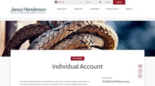 
                            1. Individual Account | Individual Investors | Janus Henderson