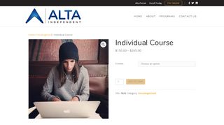 
                            8. Individual Course - Alta Independent