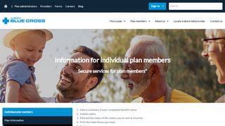 
                            2. Individual plan members - Member sign in - Alberta Blue Cross