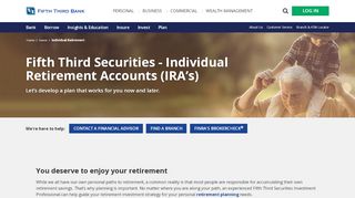 
                            3. Individual Retirement Accounts (IRAs) | Fifth Third Bank