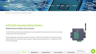 
                            7. InDTU332 - Industrial Cellular Modem - InHand …