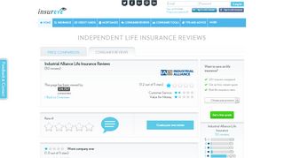 
                            7. Industrial Alliance Life Insurance Reviews - insureye.com