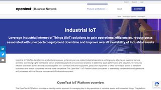 
                            10. Industrial IoT | OpenText - OpenText Business Network