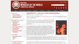 
                            9. Industrial Workers of the World | One Big Union! - iww.org