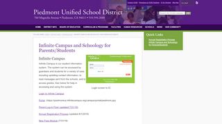 
                            8. Infinite Campus and Schoology for Parents/Students ...