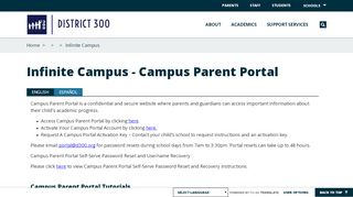 
                            2. Infinite Campus / Infinite Campus - District 300