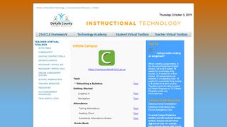 
                            7. Infinite Campus - Instructional Technology