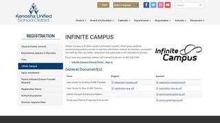 
                            3. Infinite Campus | Kenosha Unified School District