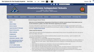 
                            5. Infinite Campus Parent Portal - Elizabethtown Independent ...